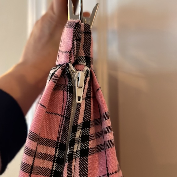 Hot Topic Pink Plaid Mini Skirt - Picture 5 of 9